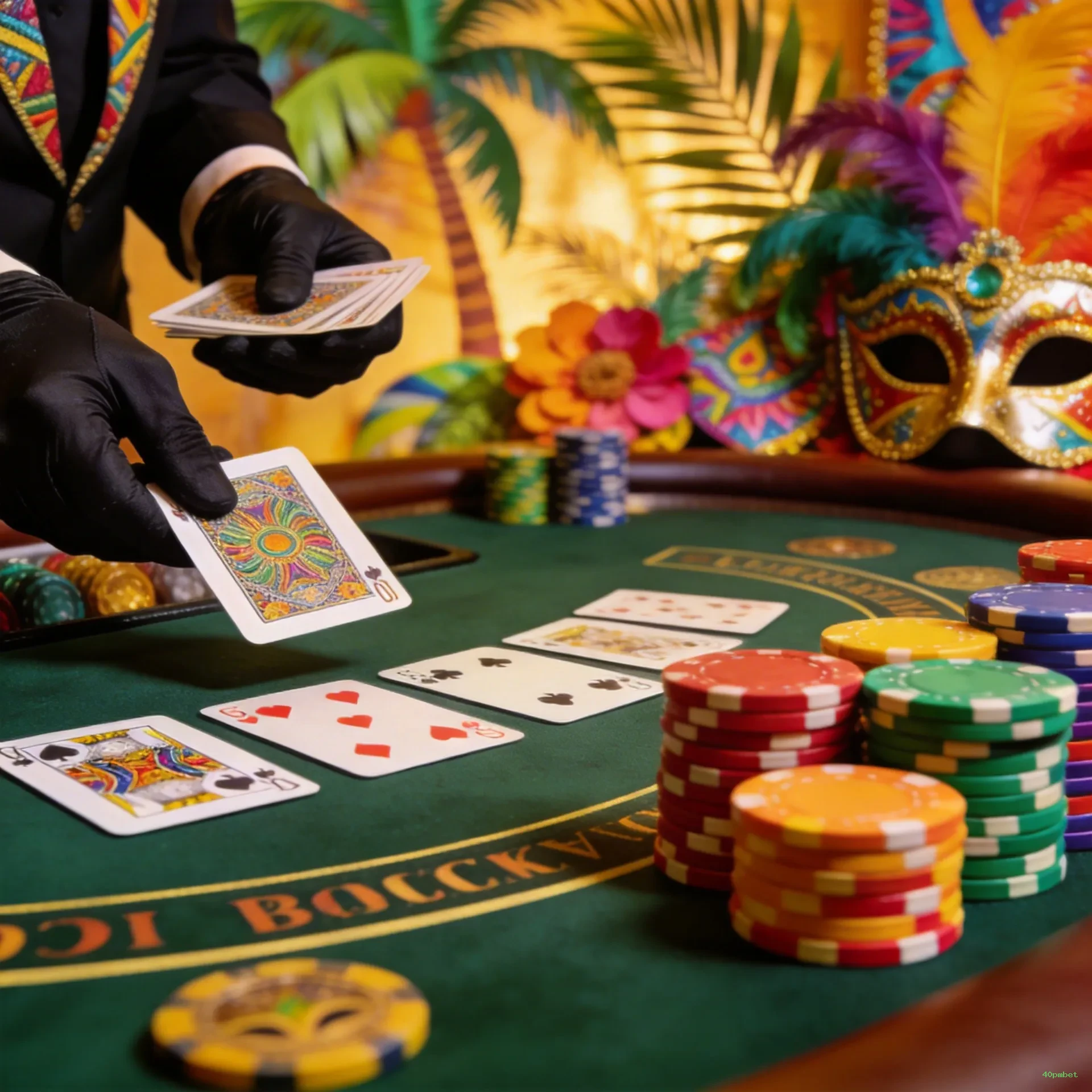 Imagem promocional dos ganhos da 40pmbet